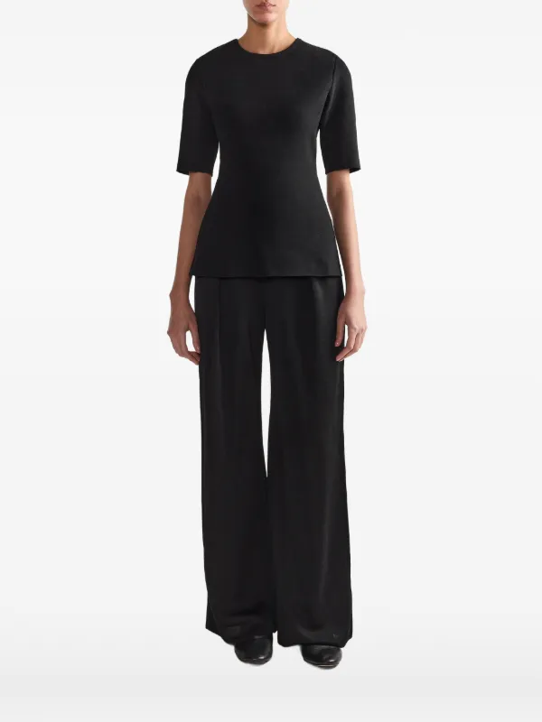 High Sport Wes Round-neck T-shirt in Black