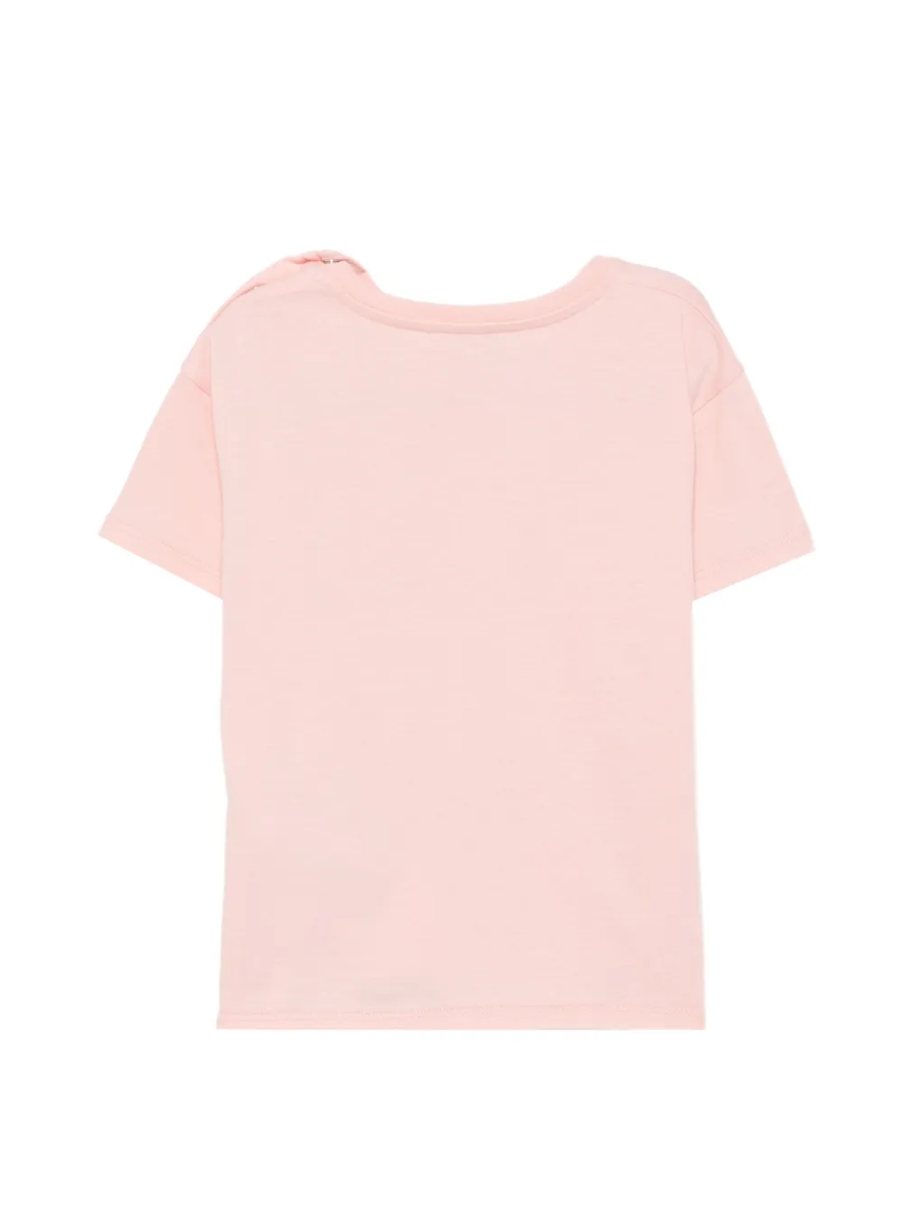 Gucci Kids animal-print logo-print T-shirt Roze