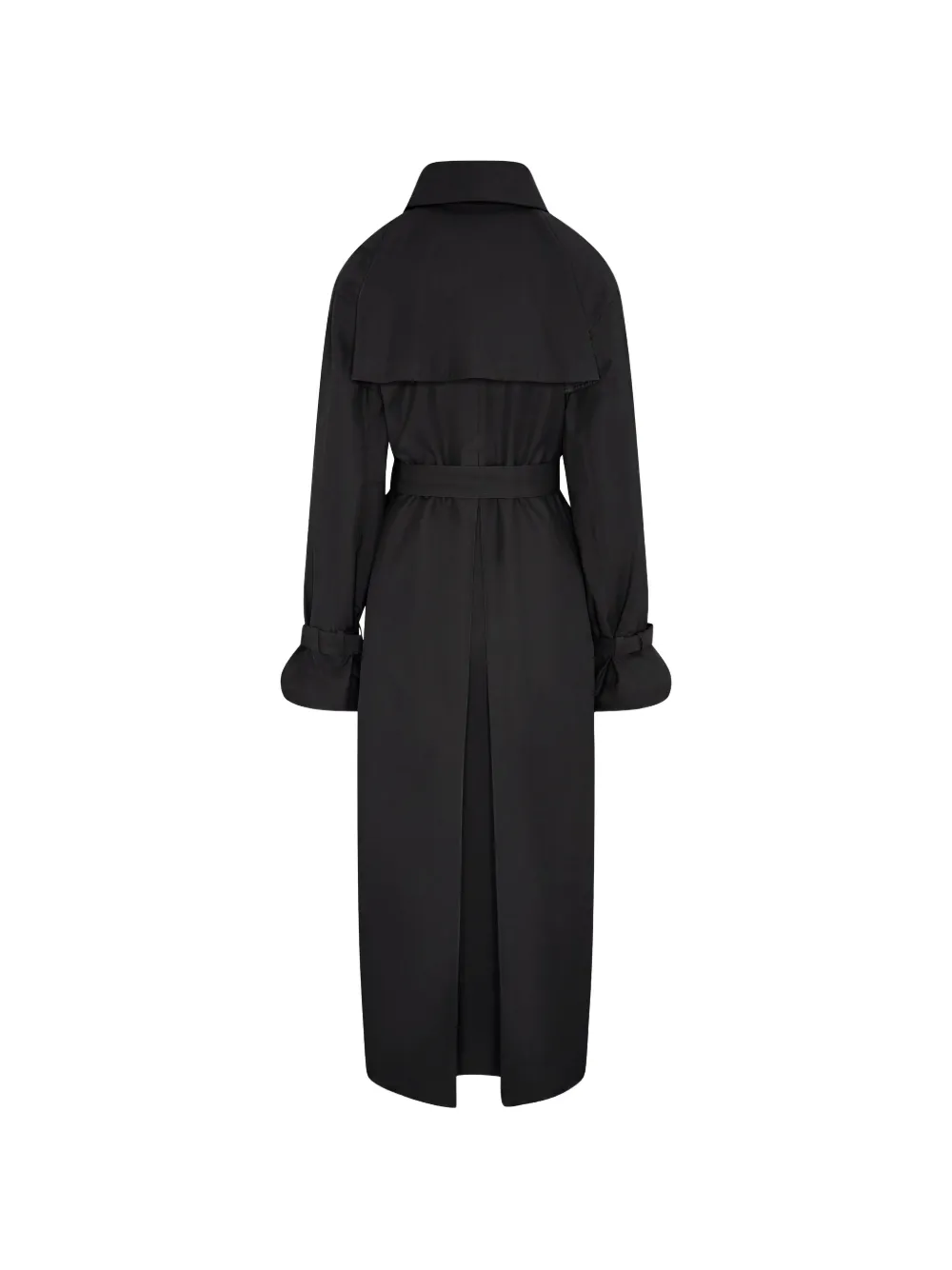 SRVC Studio Seren trenchcoat met dubbele rij knopen Zwart