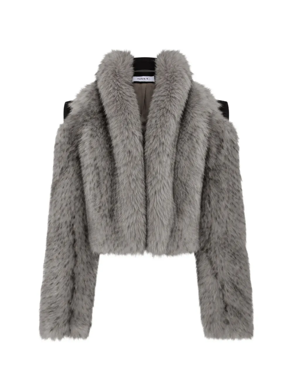 SRVC Studio Lyra faux-fur jacket - Grigio
