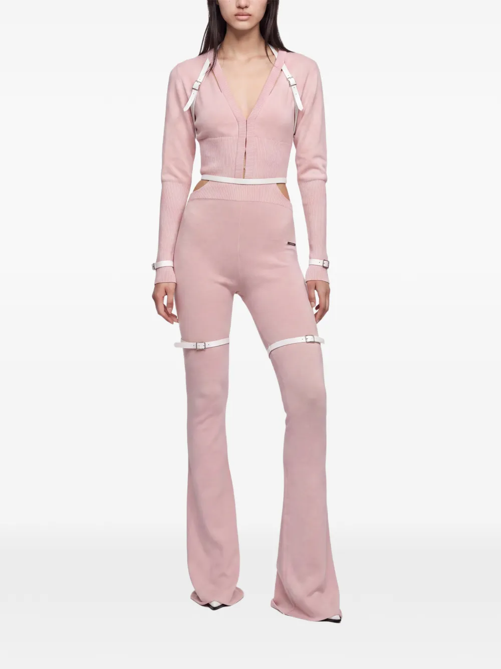 SRVC Studio Nocturne Hose mit Cut-Out - Rosa
