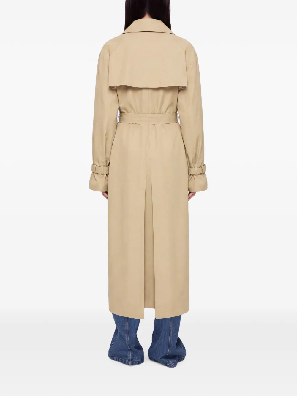 SRVC Studio Seren trenchcoat met dubbele rij knopen Beige