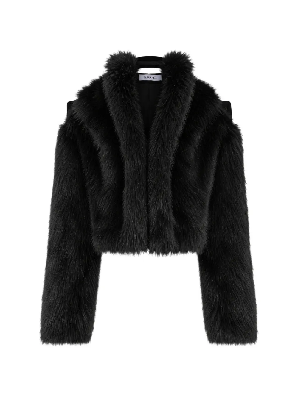 SRVC Studio Lyra faux-fur jacket - Nero