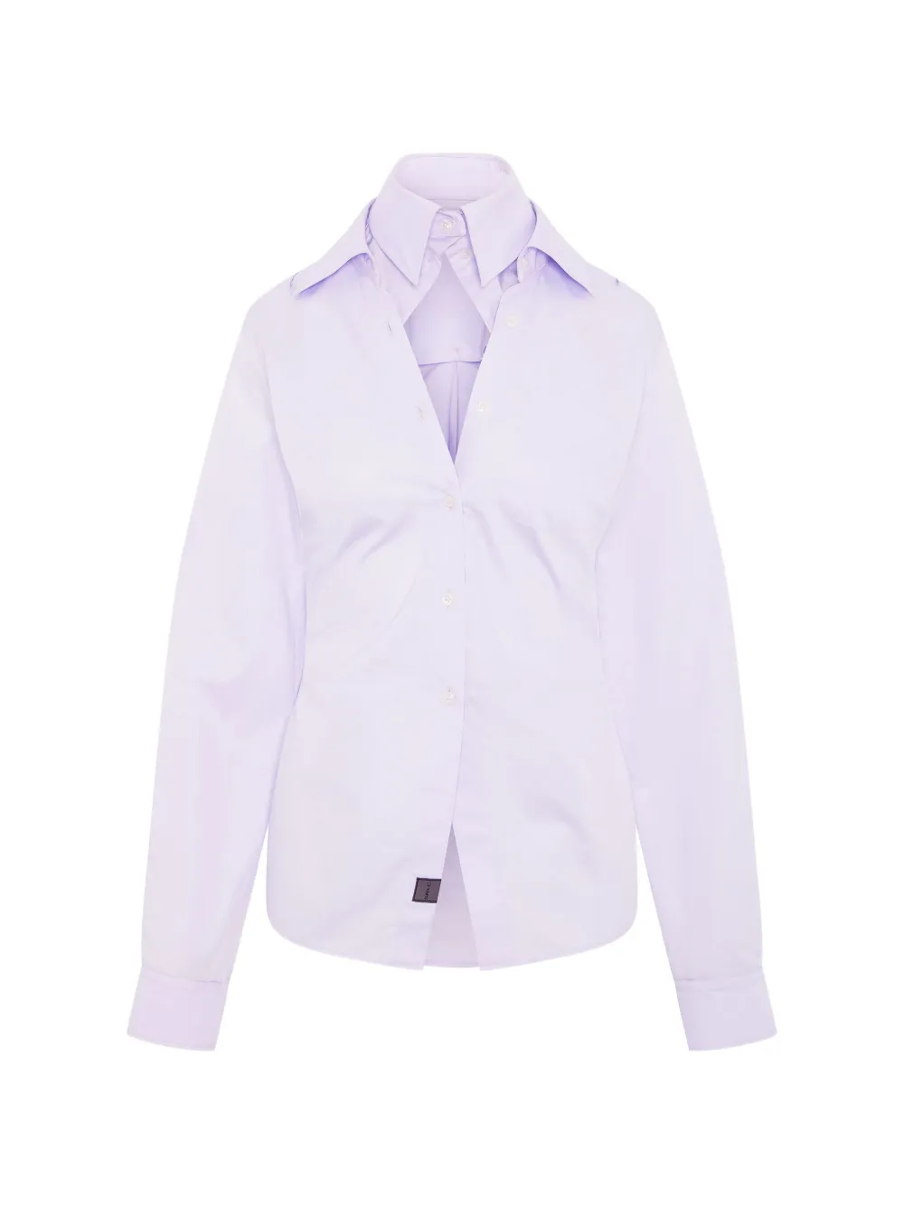 SRVC Studio Breakfast layered-collar shirt