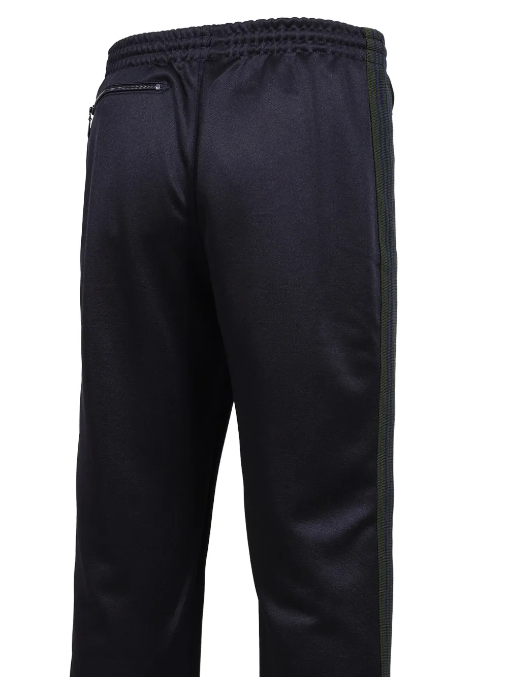 Needles Trainingsbroek met geborduurd logo en zijstreep Blauw