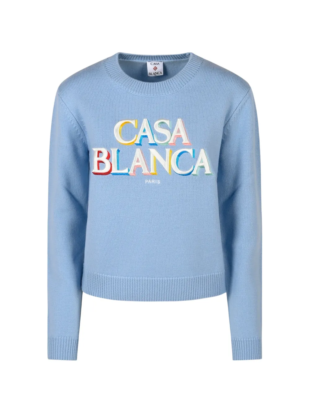 Casablanca logo-embroidered sweater