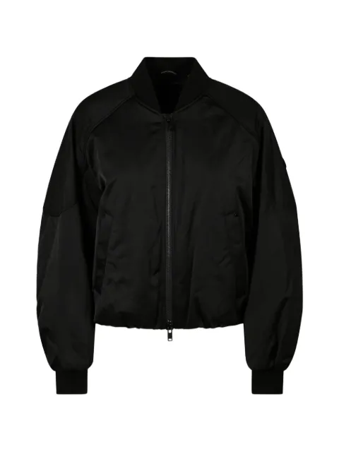 Moose Knuckles Drift logo-patch bomber jacket