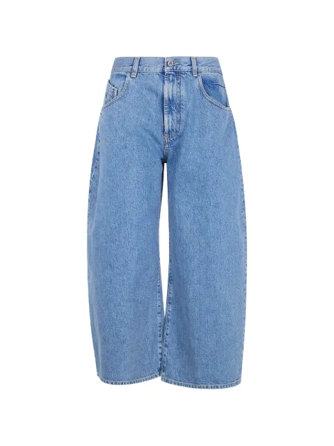 The Attico Long Pant wide-leg cropped jeans