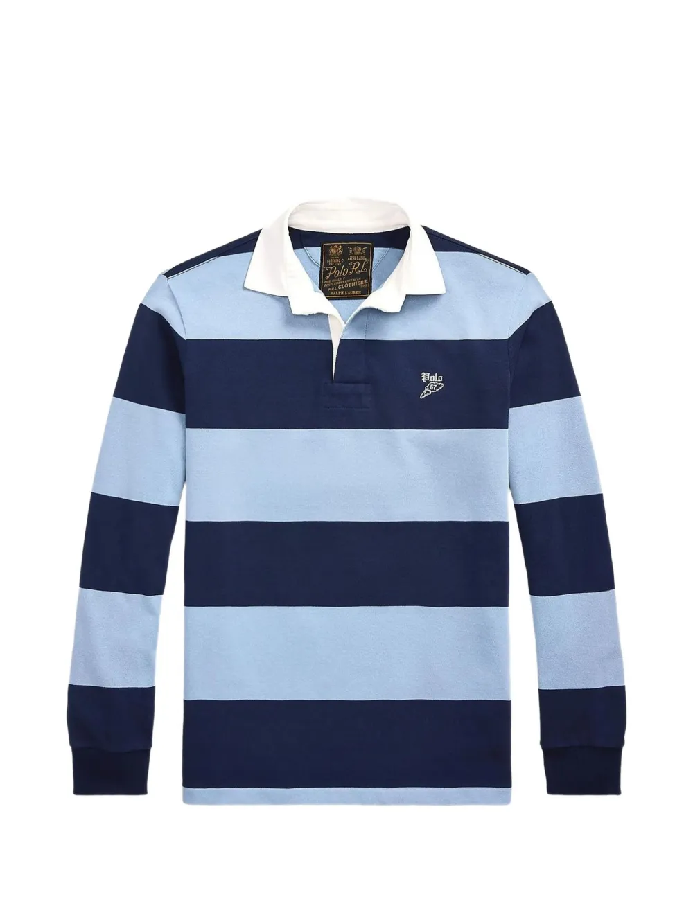 Polo Ralph Lauren striped long-sleeve polo shirt - Blu