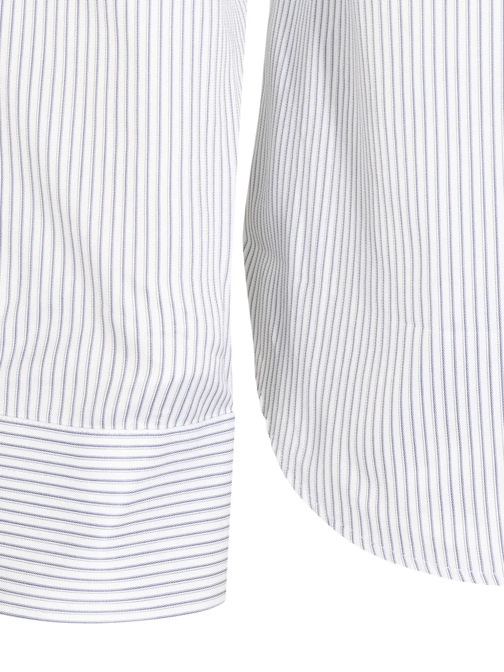 Canali vertical-stripe shirt Wit