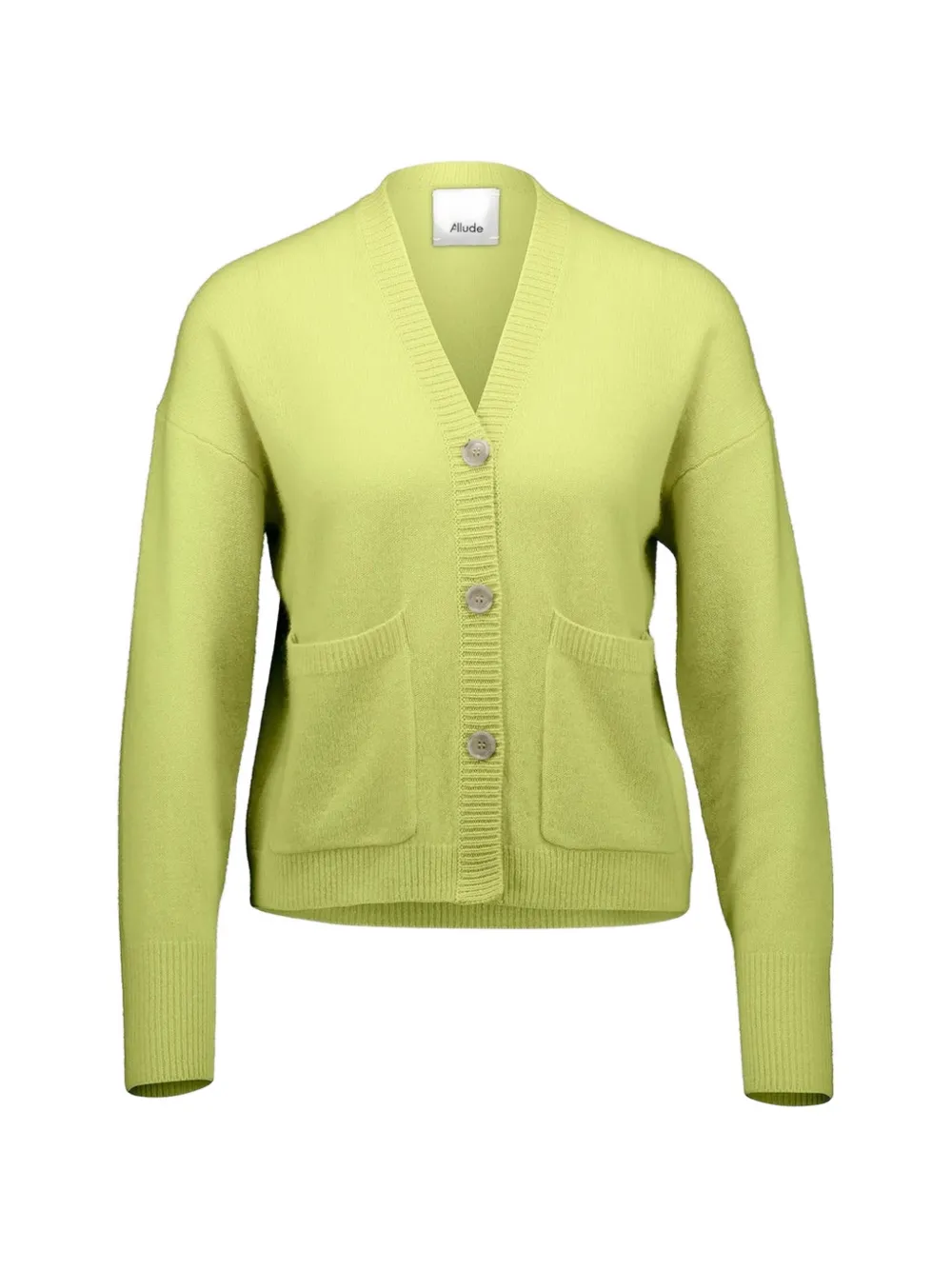 Allude v-neck patch-pocket cardigan