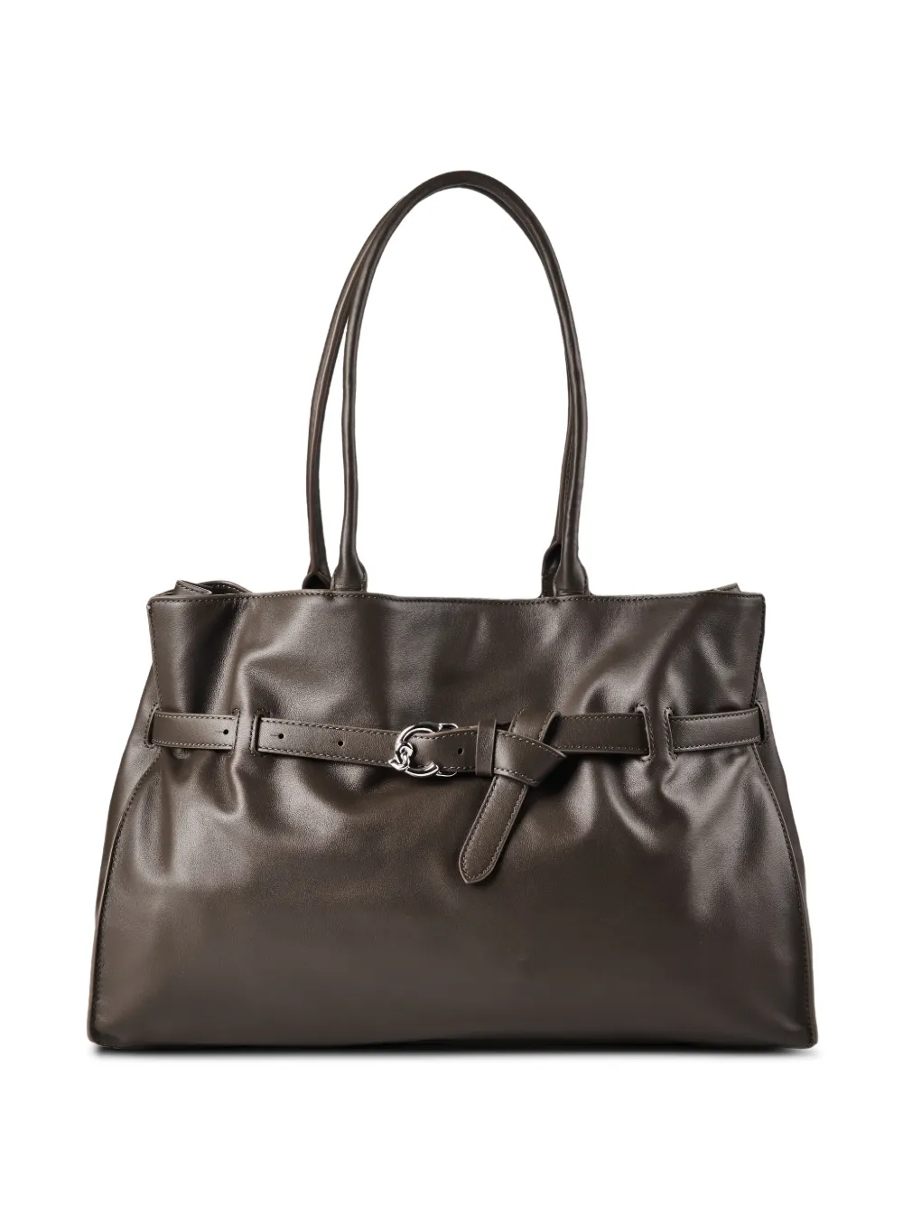 Coccinelle Sabine Soft belted shoulder bag - Marrone