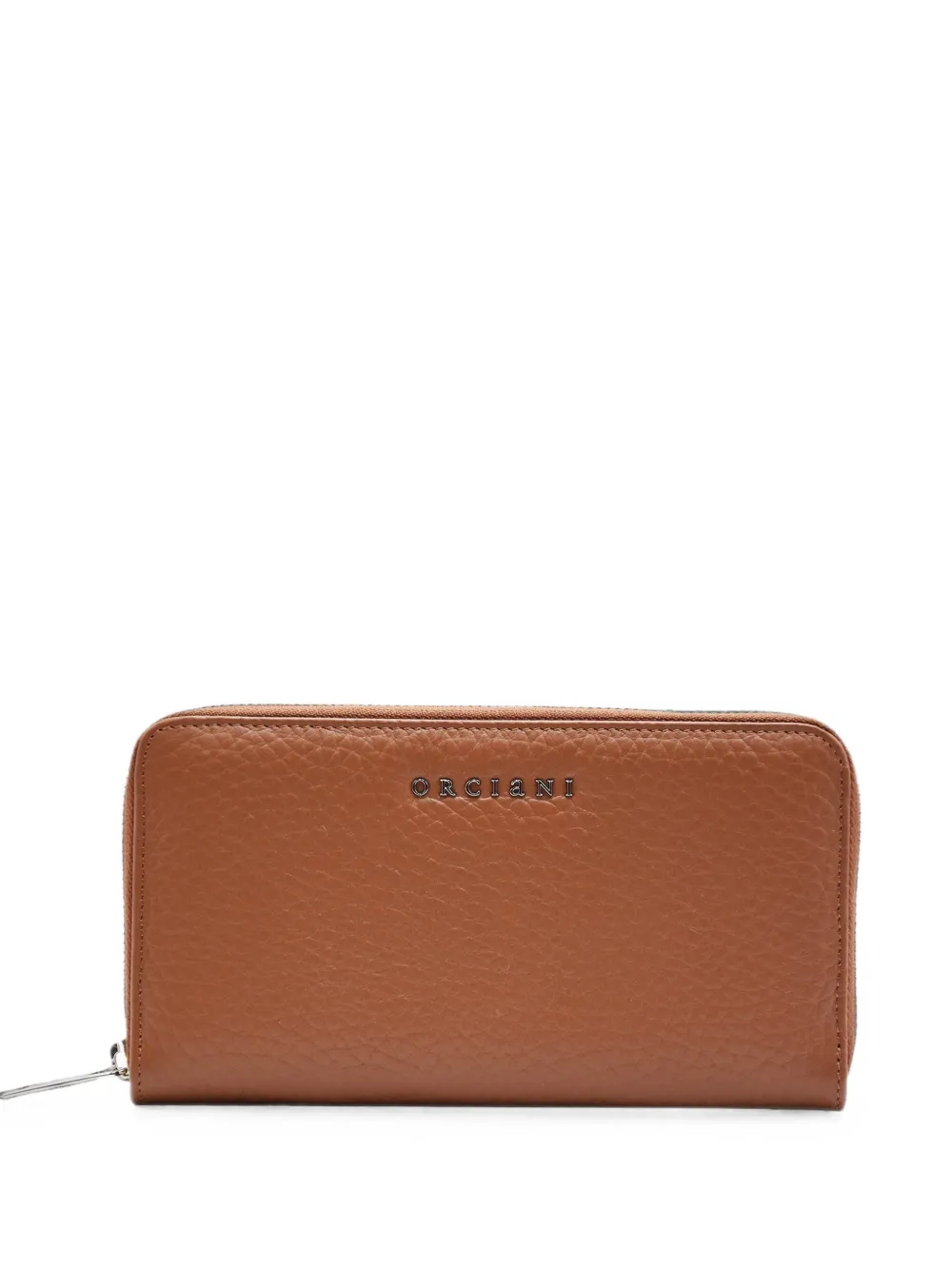 Orciani grained leather wallet - Marrone