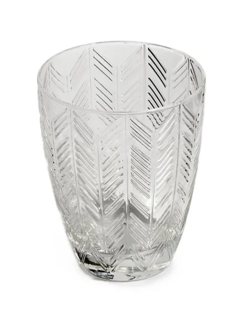 Missoni zigzag-engraved glass