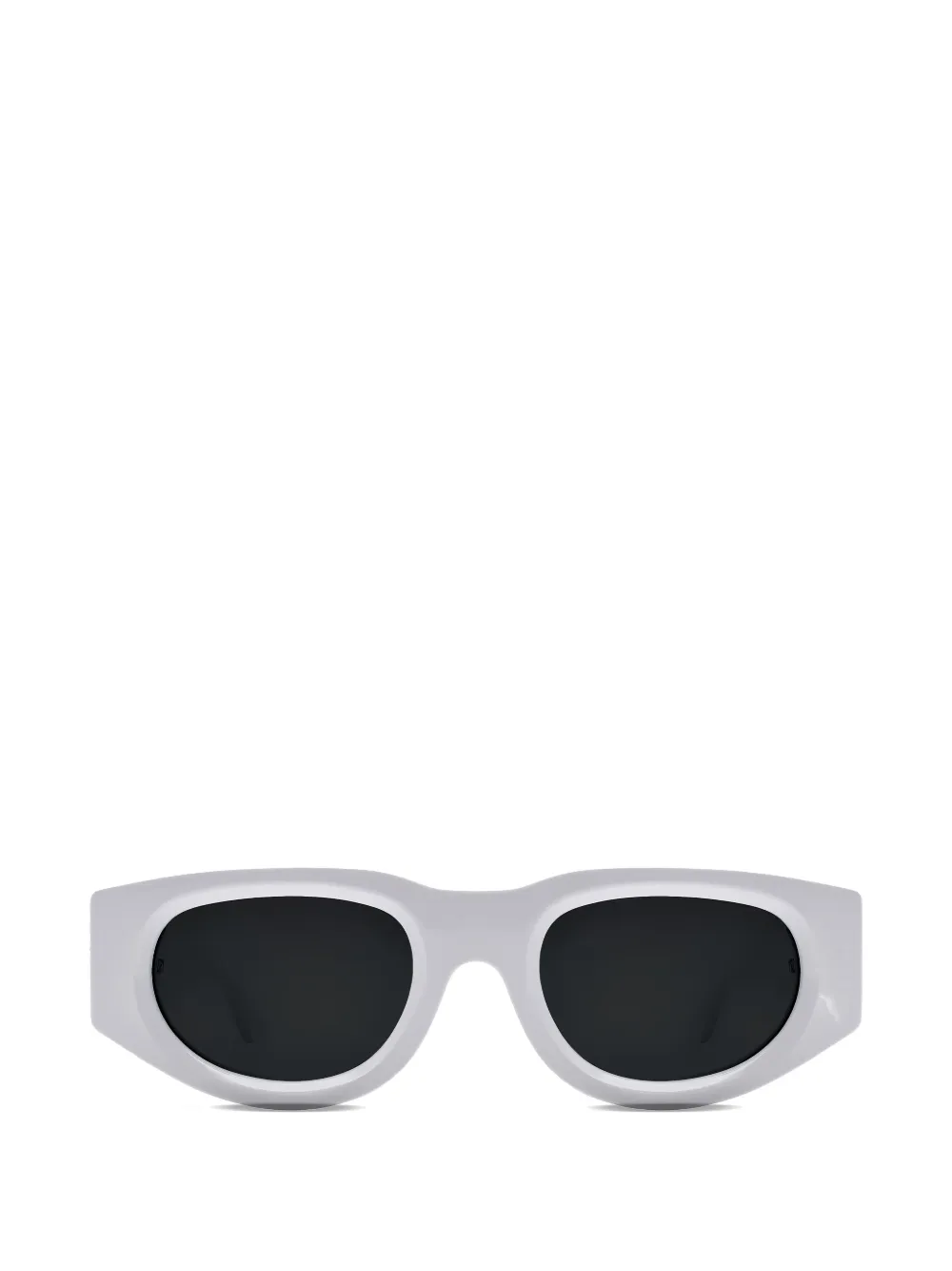 Thierry Lasry Dopamy geometric-frame sunglasses - Bianco