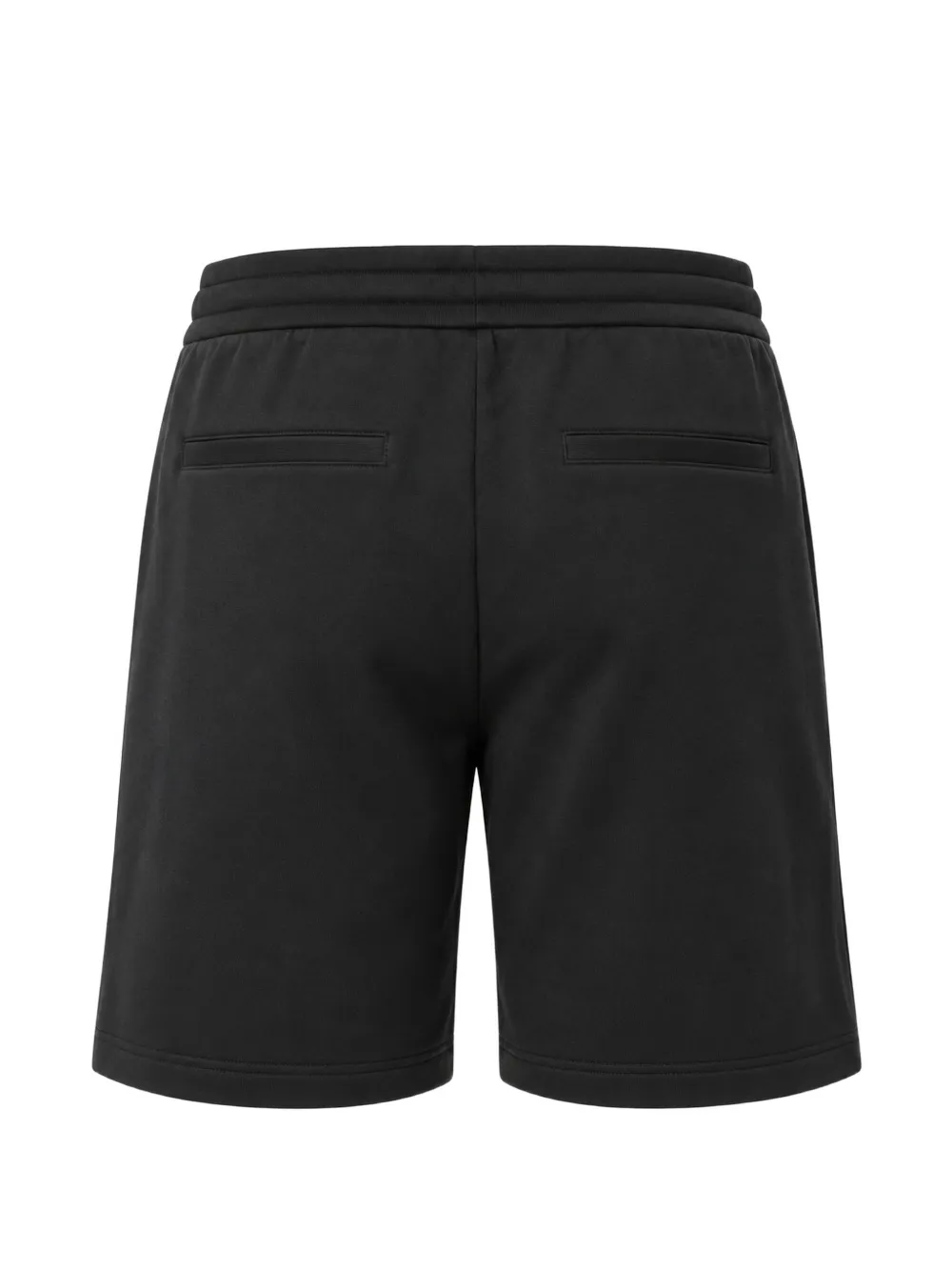 Armani Exchange Shorts met logopatch en trekkoord Zwart