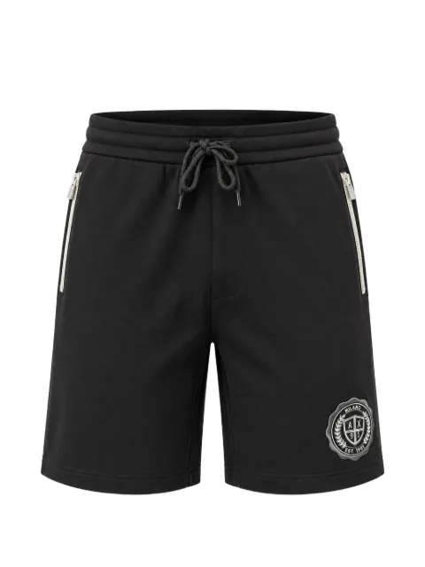 Armani Exchange logo-patch drawstring shorts