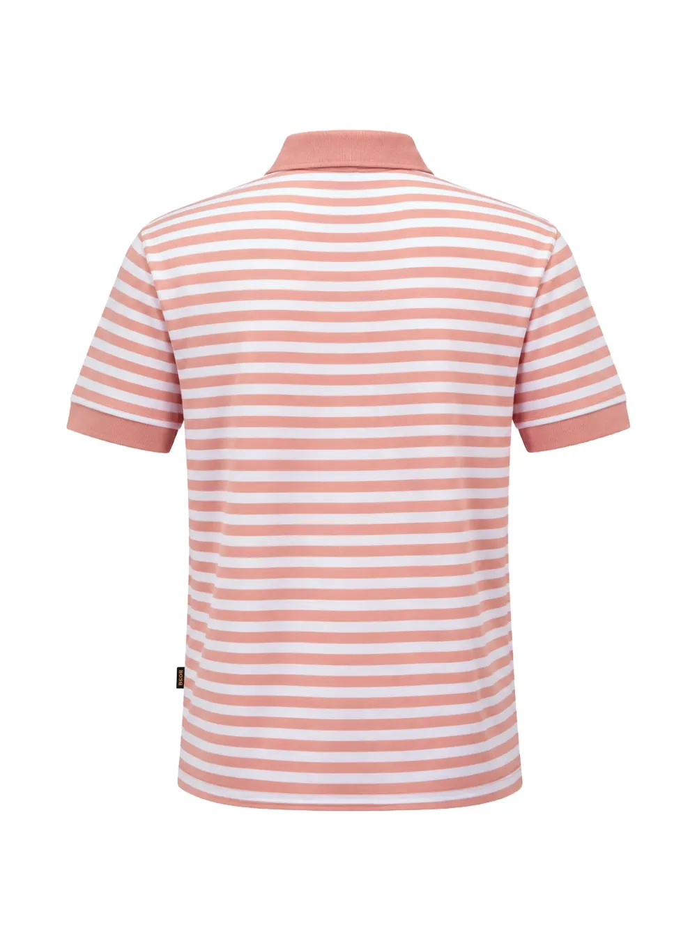BOSS Gestreept poloshirt Roze