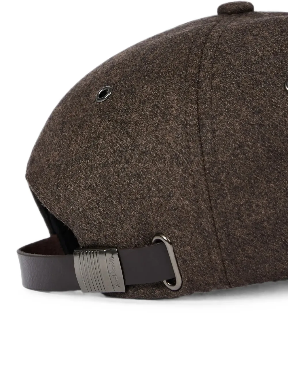 Paul Smith Honkbalpet met logopatch Bruin