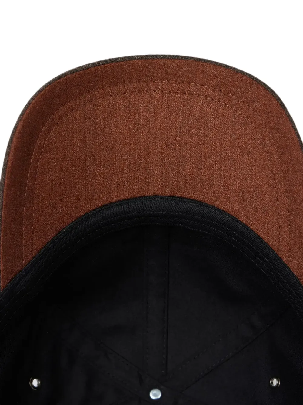 Paul Smith Honkbalpet met logopatch Bruin