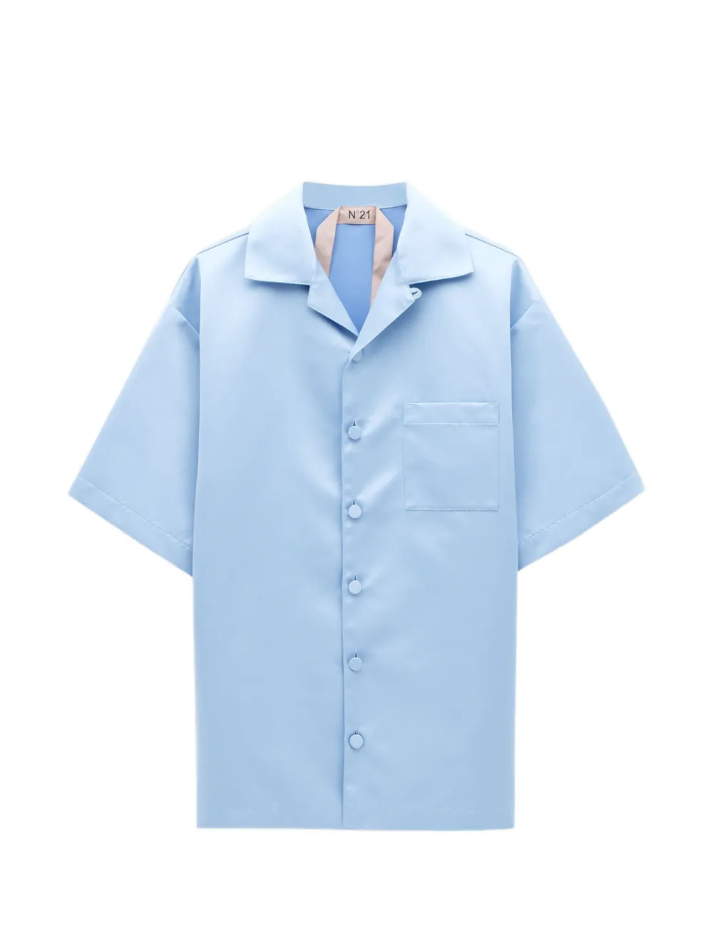 Nº21 chemise à manches courtes - Bleu Nº21 chemise à manches courtes - Bleu