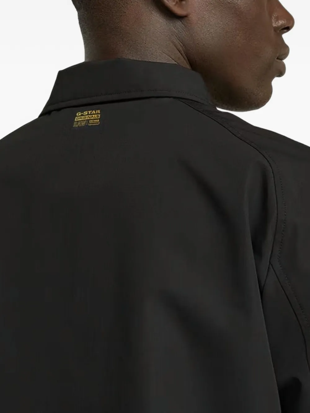 G-Star RAW Shirtjack met logoprint Zwart