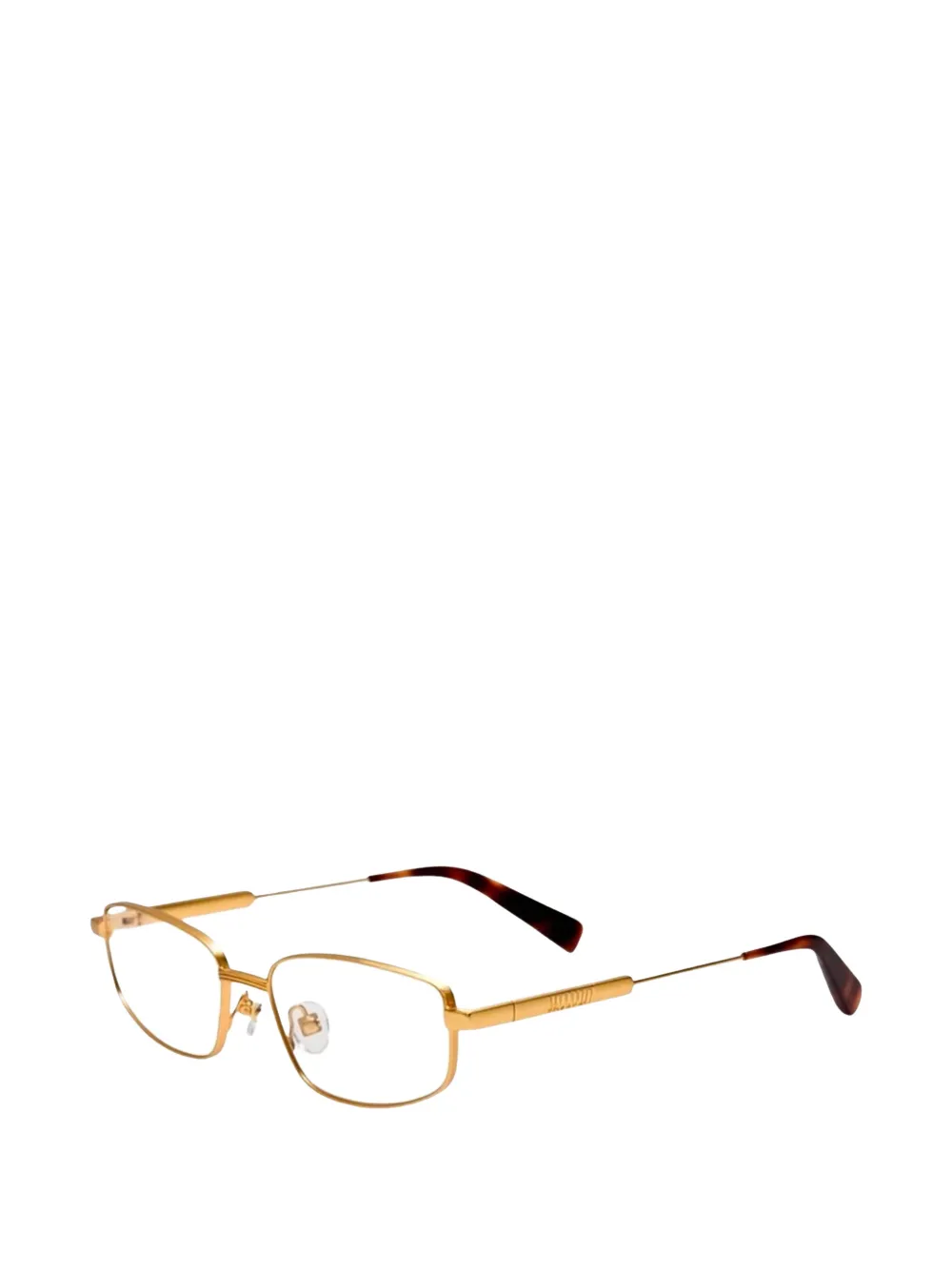 Jacquemus rectangle-frame glasses Goud