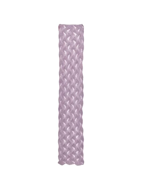 MILA SCHON open-knit wool scarf