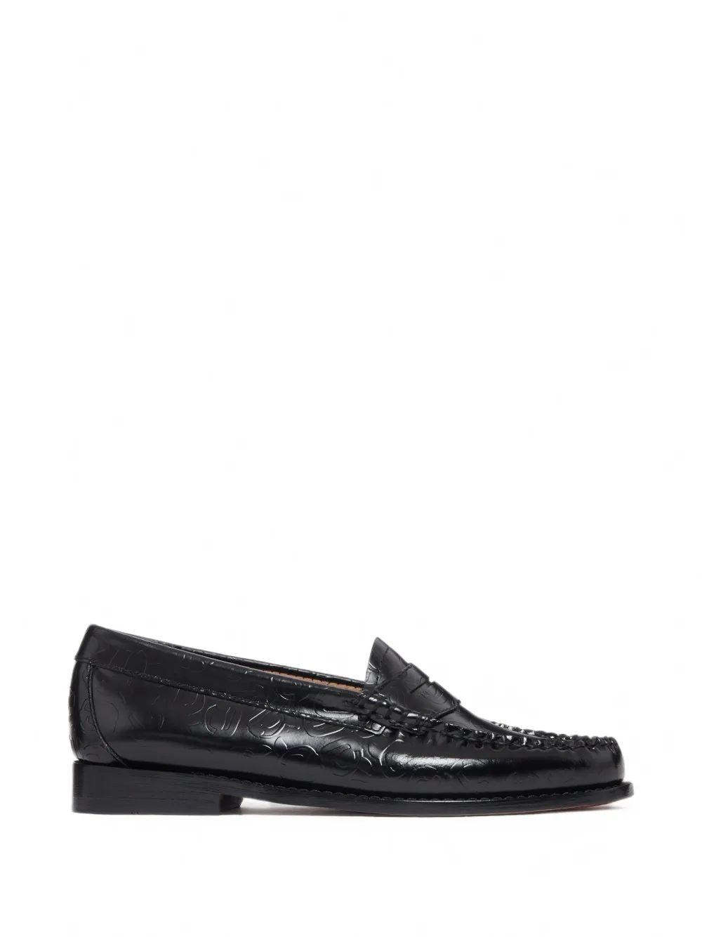 G.H.Bass Weejuns embossed loafers - Nero