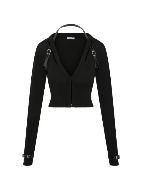 SRVC Studio Nocturne buckled-detail cardigan