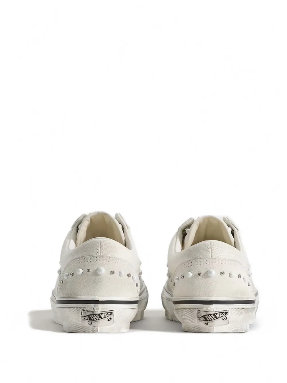 Vans Premium Old Skool 36 faux-pearl embellished sneakers Beige