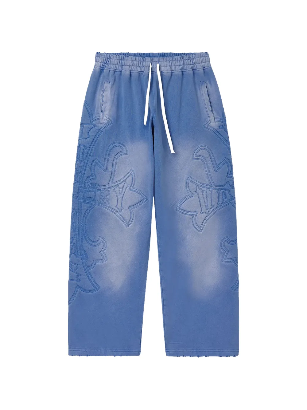 Vale Forever Carver appliqué-detail track pants - Blu