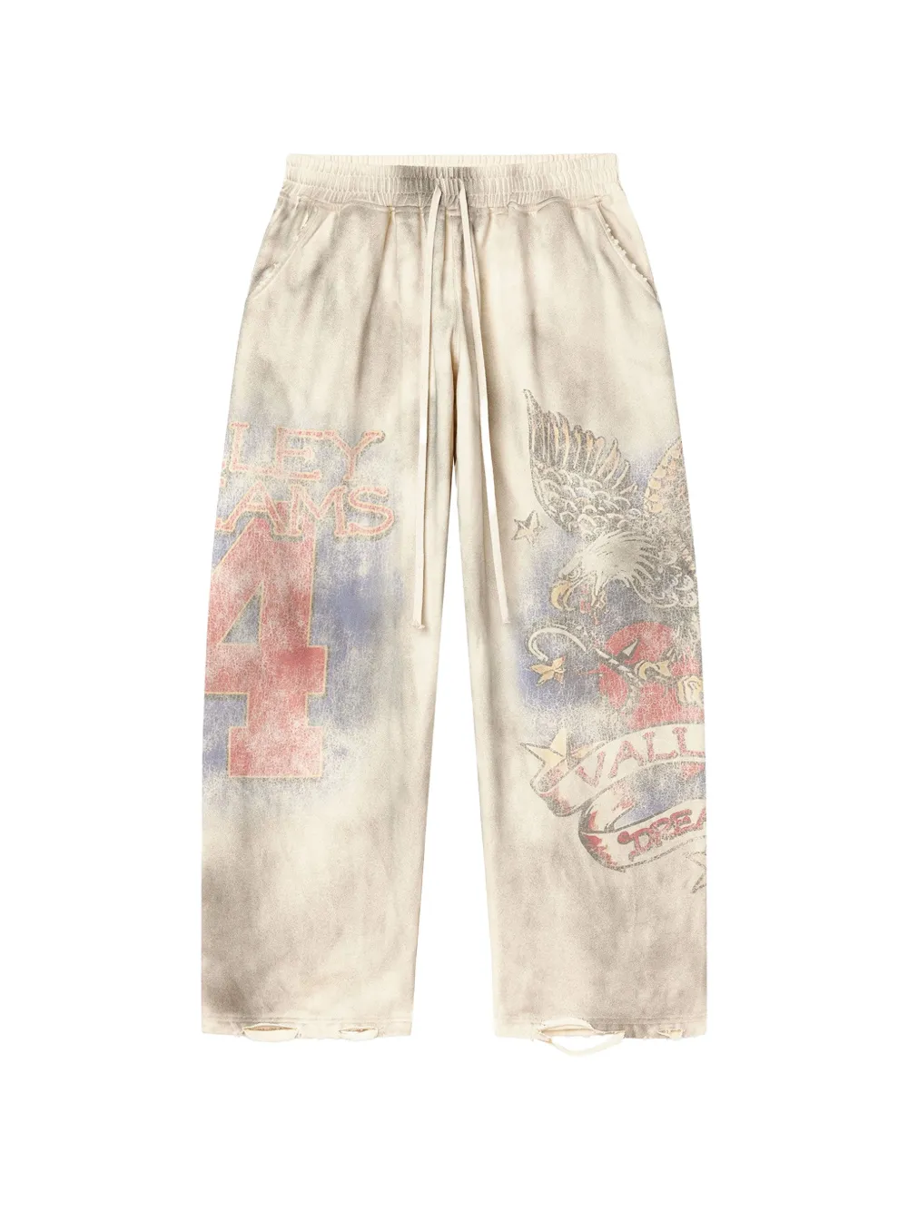 Vale Nostalgia Graphic-print Track Pants In Neutrals