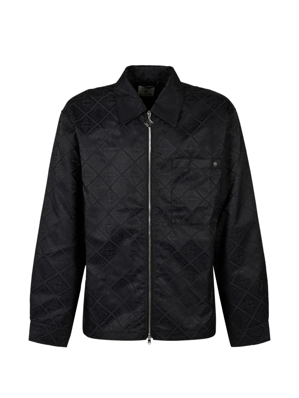 Casablanca monogram-jacquard jacket - Schwarz