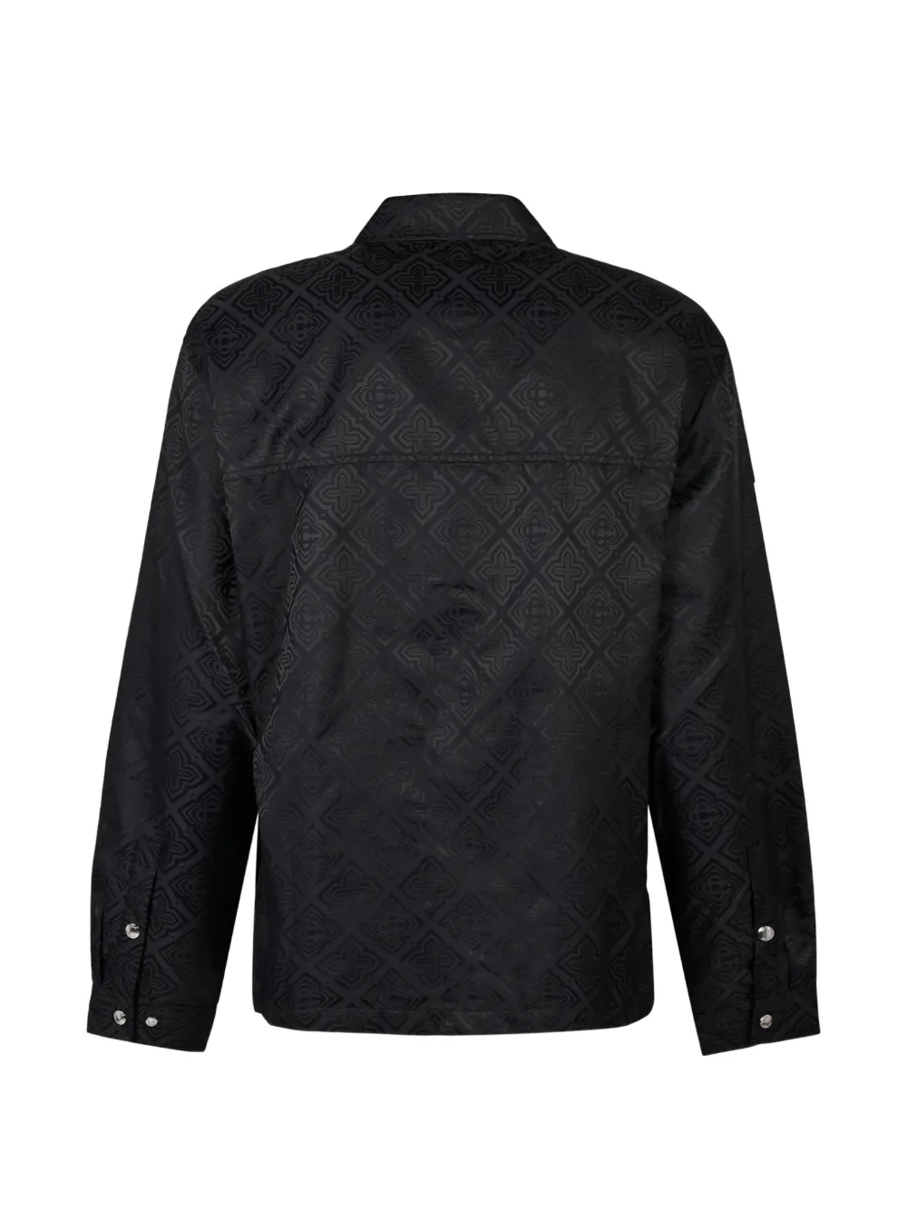 Casablanca monogram-jacquard jacket Zwart
