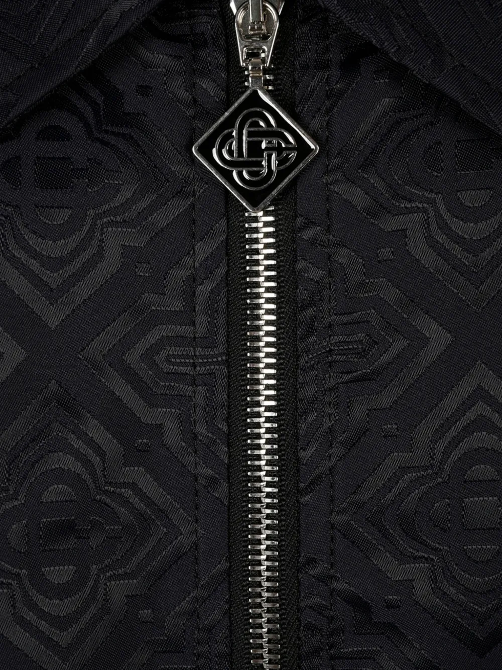 Casablanca monogram-jacquard jacket Zwart