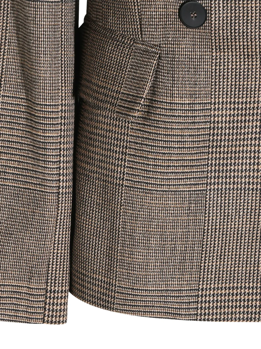 Antonelli houndstooth double-breasted blazer Bruin