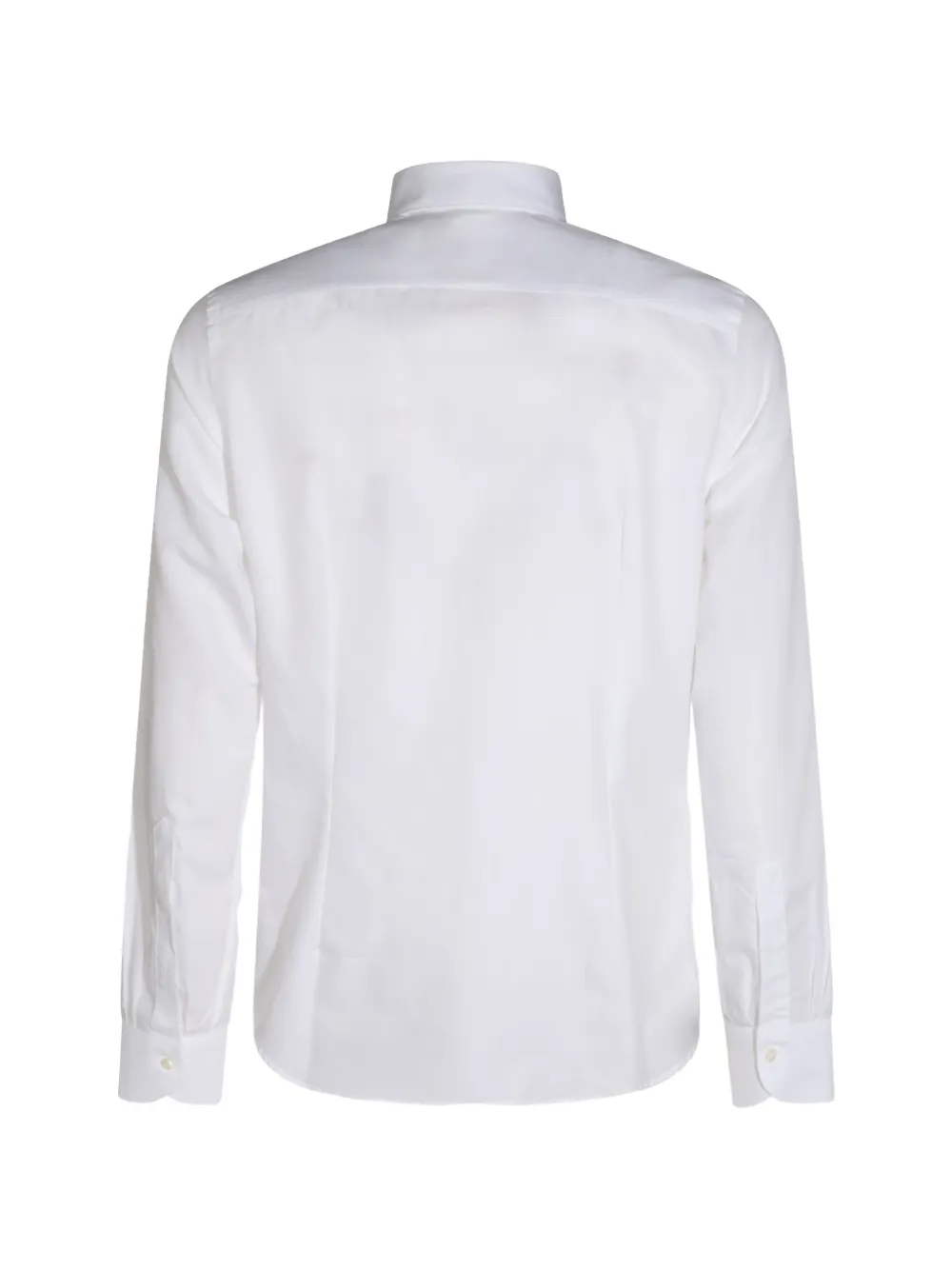Canali Katoenen overhemd met lange mouwen Wit