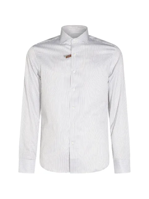 Canali striped-print shirt