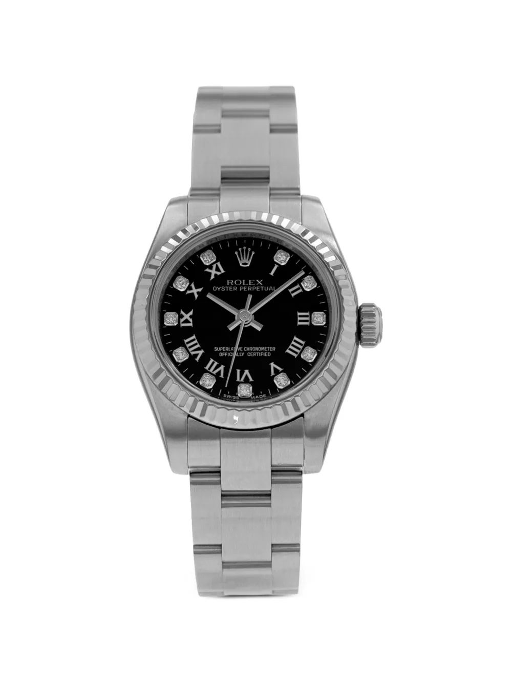 Rolex Oyster Perpetual Armbanduhr - Schwarz