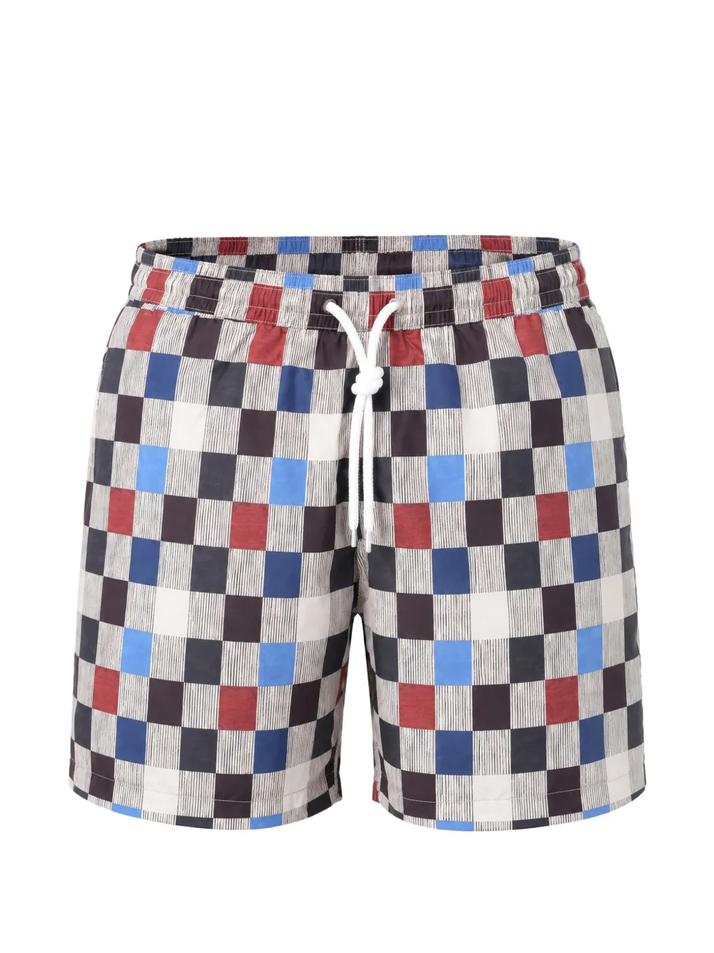 Massimo Alba Karierte Kite Badeshorts - Rot
