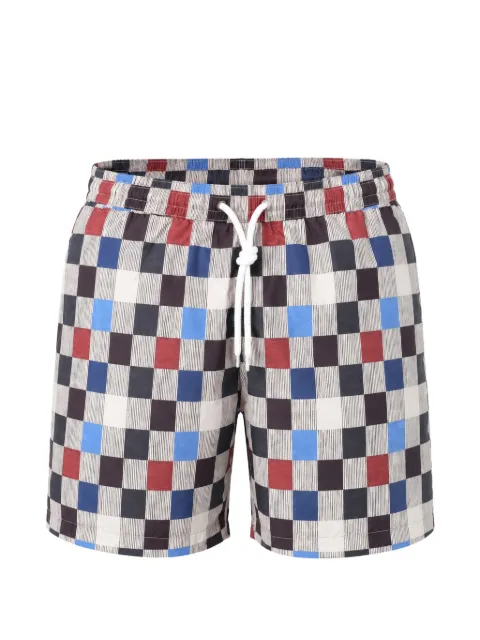 Massimo Alba Kite checkered swimming shorts