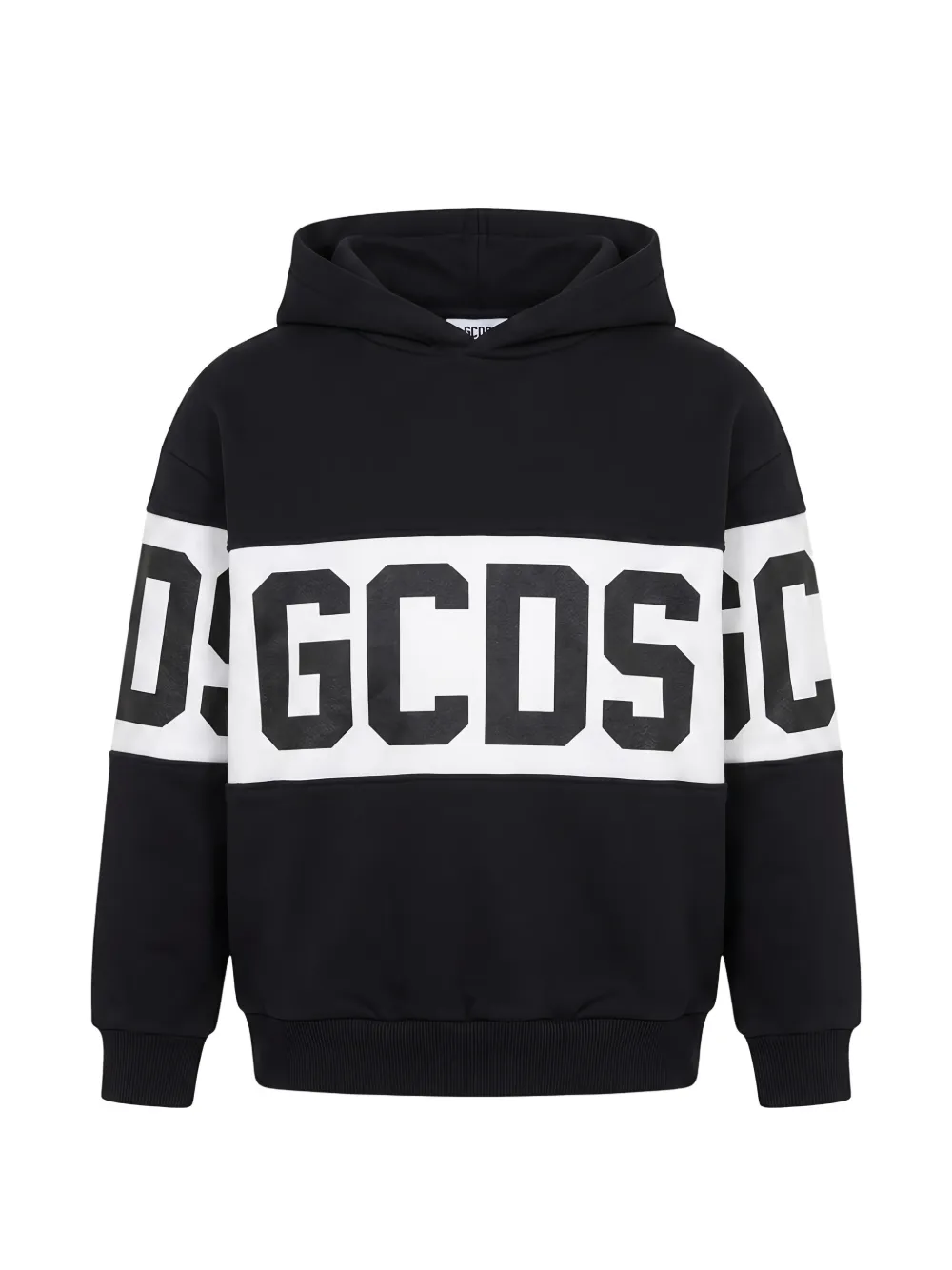 Gcds Kids hoodie à logo imprimé - Noir