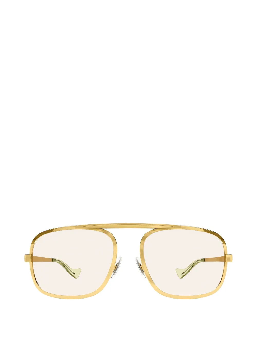 Gucci Eyewear Occhiali da sole squadrati - Oro