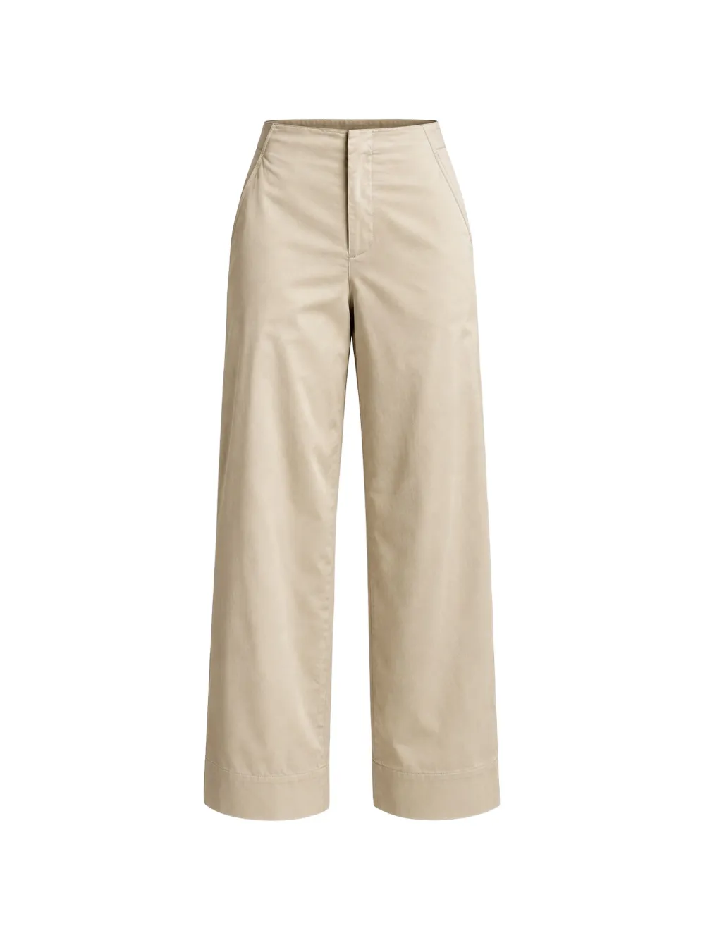 Vince wide-leg cotton trousers - Toni neutri