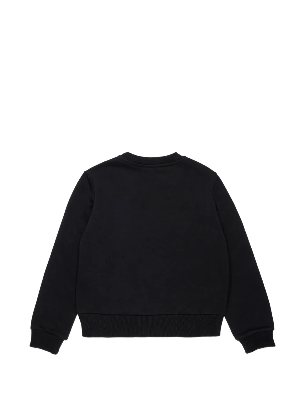 Diesel Kids Whimsical trui met logoprint Zwart