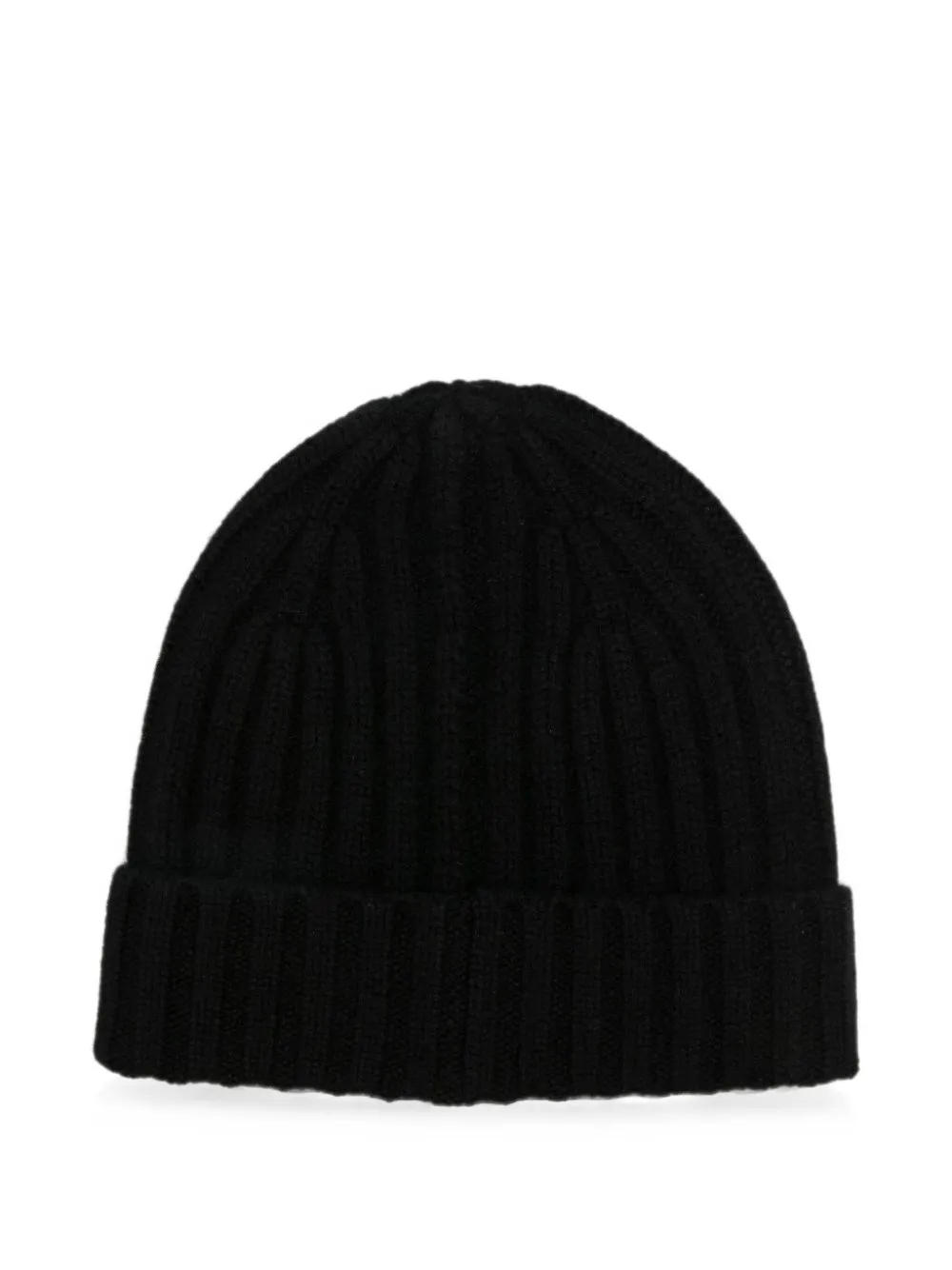 Beyou Ribbed-knit Beanie Hat In Schwarz