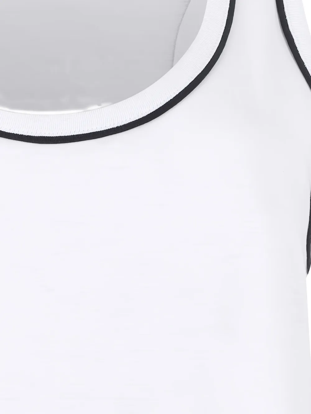 FRAME Tanktop met contrasterende afwerking Wit