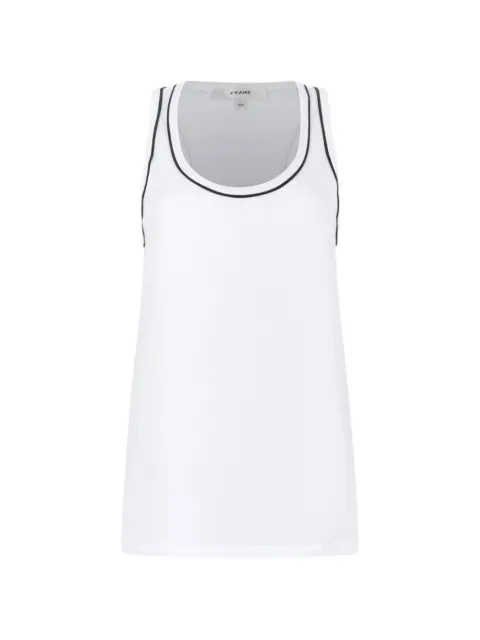 FRAME contrast-trim tank top