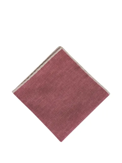 Paolo Albizzati slub-texture pocket square